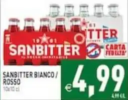 Supermercati Agorà Sanbitter bianco / rosso offerta
