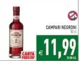 Supermercati Agorà Campari Negroni offerta