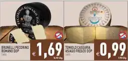 Supermercati Agorà Brunelli Pecorino Romano DOP offerta