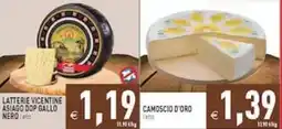 Supermercati Agorà Latterie Vicentine Asiago Dop Gallo Nero offerta