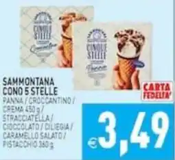 Supermercati Agorà Sammontana cono 5 stelle offerta