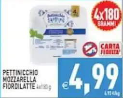 Supermercati Agorà Pettinicchio Mozzarella Fiordilatte offerta