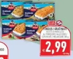 Supermercati Agorà Findus gratinati offerta