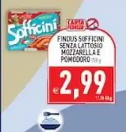 Supermercati Agorà Findus Sofficini senza lattosio mozzarella e pomodoro offerta