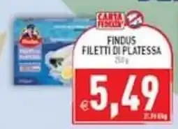 Supermercati Agorà Findus filetti di platessa offerta