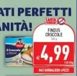 Supermercati Agorà Findus Crocchette offerta