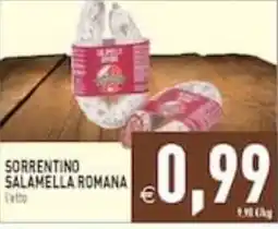 Supermercati Agorà Sorrentino salamella romana offerta