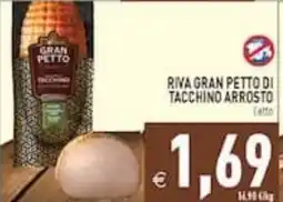 Supermercati Agorà Riva gran petto di tacchino arrosto offerta