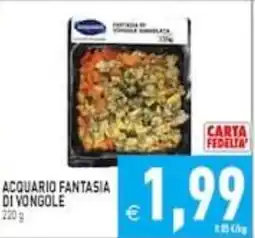 Supermercati Agorà Acquario fantasia di vongole offerta