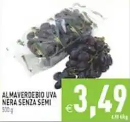 Supermercati Agorà Almaverdebio uva nera senza semi offerta