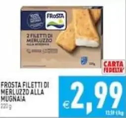 Supermercati Agorà Frosta filetti di merluzzo alla muggina offerta