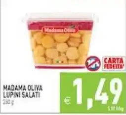 Supermercati Agorà Madama Oliva lupini salati offerta