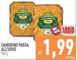 Supermercati Agorà Camerino pasta all'uovo offerta