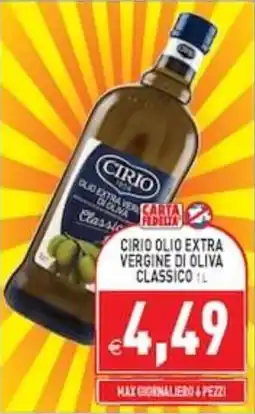 Supermercati Agorà Cirio olio extra vergine di oliva classico offerta