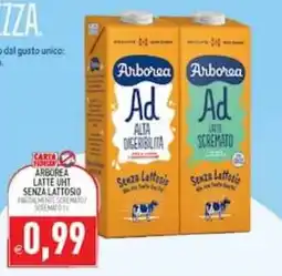 Supermercati Agorà Arborea latte UHT senza lattosio offerta