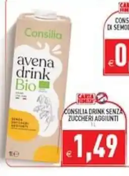 Supermercati Agorà Consilia avena drink Bio offerta