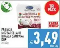 Supermercati Agorà Mozzarella di bufala campana DOP offerta