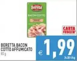 Supermercati Agorà Beretta bacon cotto affumicato offerta