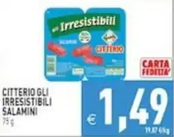 Supermercati Agorà Citterio gli irresistibili salamini offerta