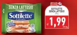 Supermercati Agorà Sottilette senza lattosio offerta