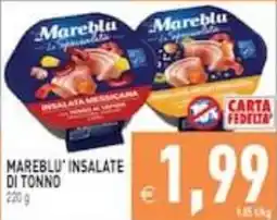 Supermercati Agorà Mareblu insalate di tonno offerta