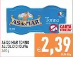 Supermercati Agorà As do Mar tonno all'olio di oliva offerta