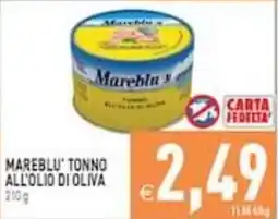 Supermercati Agorà Mareblu' tonno all'olio di oliva offerta