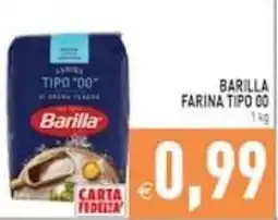 Supermercati Agorà Barilla farina tipo 00 offerta