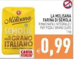 Supermercati Agorà La Molisana farina di semola offerta