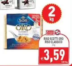 Supermercati Agorà Riso Scotti Oro Riso Classico offerta