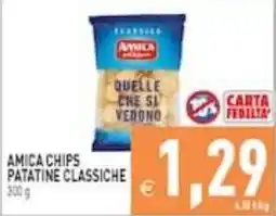 Supermercati Agorà Amica chips patatine classiche offerta
