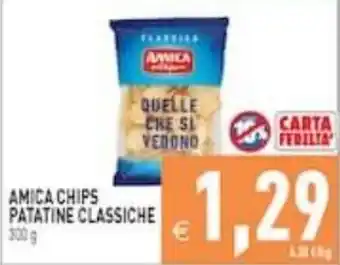 Supermercati Agorà Amica chips patatine classiche offerta