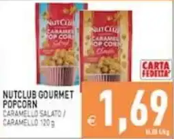 Supermercati Agorà Nutclub gourmet popcorn offerta
