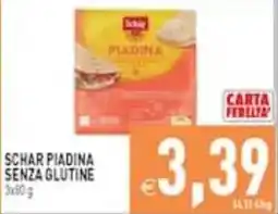 Supermercati Agorà Schar piadina senza glutine offerta