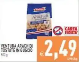 Supermercati Agorà Ventura arachidi tostate in guscio offerta