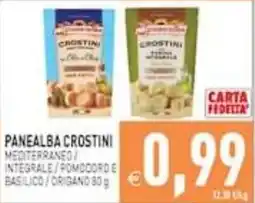 Supermercati Agorà Panealba crostini offerta