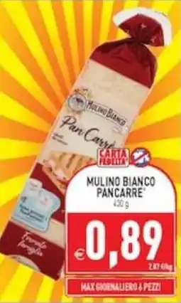 Supermercati Agorà Mulino Bianco Pancarre offerta
