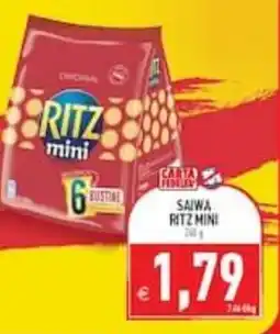 Supermercati Agorà Saiwa Ritz mini offerta