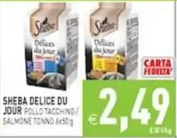 Supermercati Agorà Sheba Delice du Jour Pollo Tacchino / Salmone Tonno offerta