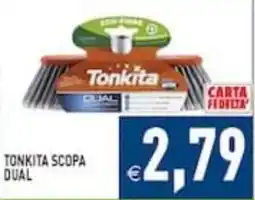 Supermercati Agorà Tonkita scopa dual offerta