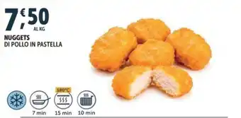Nuggets di pollo in pastella