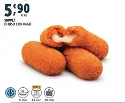 Deco Superfreddo Supplì di riso con ragù offerta