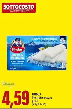 Madis Findus filetti di merluzzo offerta