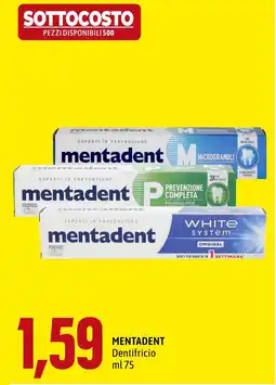 Madis Mentadent Dentifricio offerta
