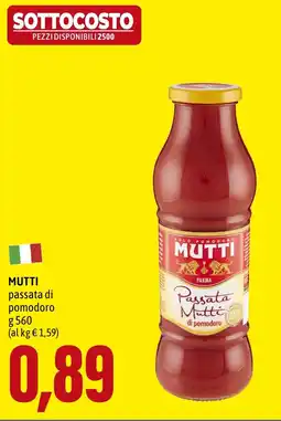 Madis Passata Mutti di pomodoro offerta