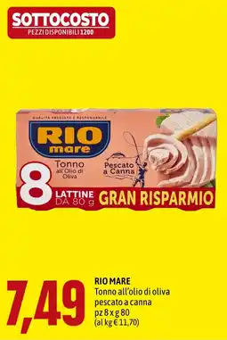 Madis Rio Mare Tonno all'olio di oliva offerta