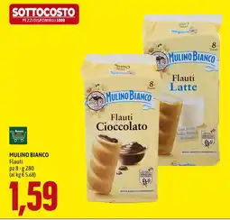 Madis Mulino Bianco Flauti Cioccolato offerta
