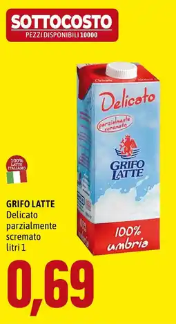Madis Grifo latte delicato parzialmente scremato offerta