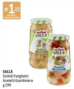 Madis Saclà Sottoli Funghetti Acetelli Giardiniera offerta