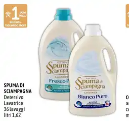 Madis Spuma di Sciampagna Detersivo Lavatrice offerta